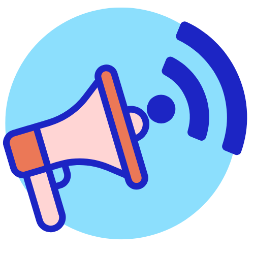 A loud megaphone to share valuable information instantly across the campus digitally