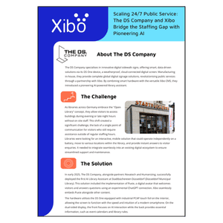 Xibo Digital Signage The DS Company Case Study AI Library