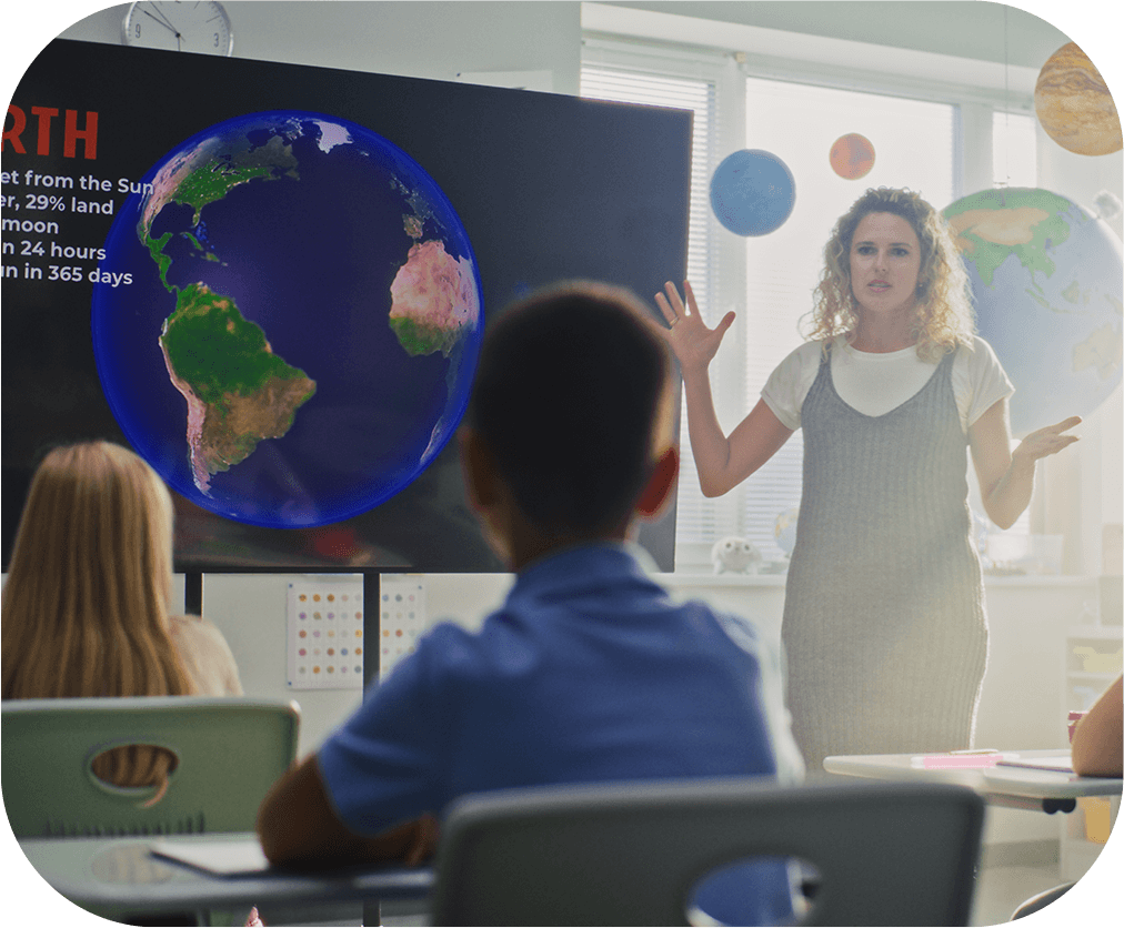 School digital signage