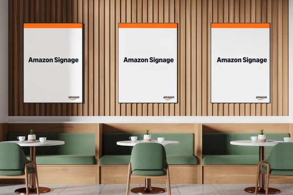 Image of an interactive digital signage display being used in a shopping centre