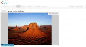 Capture of new theme layout designer