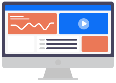 Icon of a digital signage Content Management System