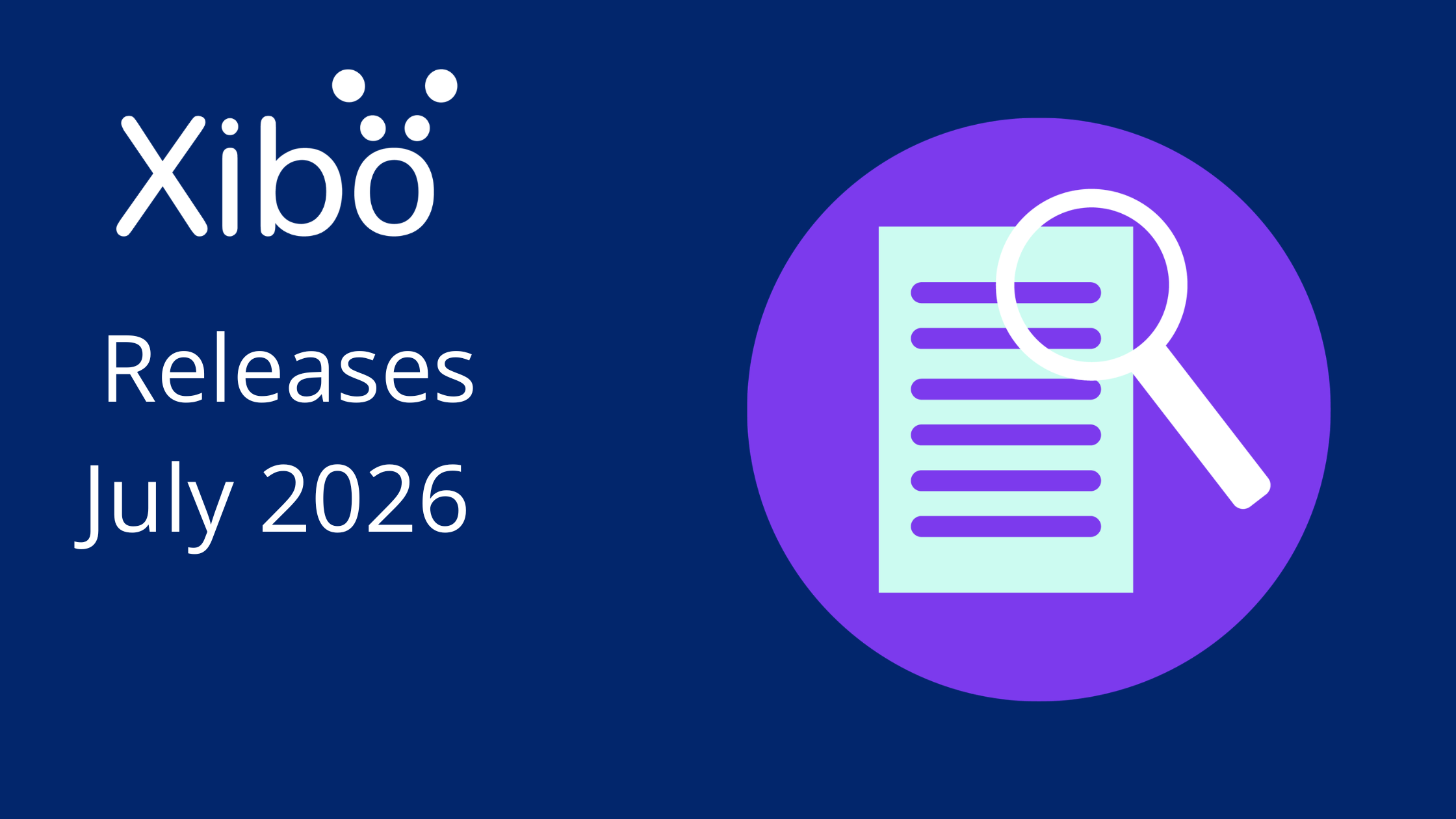 July 2026 Releases Update