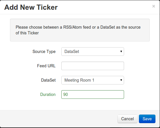 Create Ticker