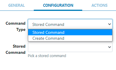 Shell Command Configuration
